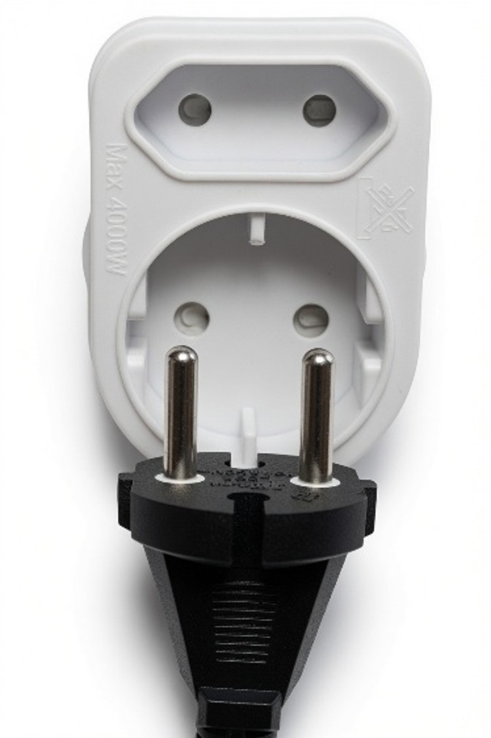 Correct plug and adapter configuration