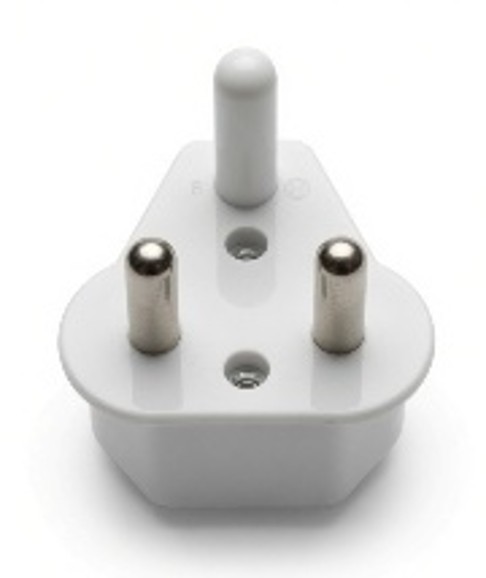 Compliant double-insulated plug adapter