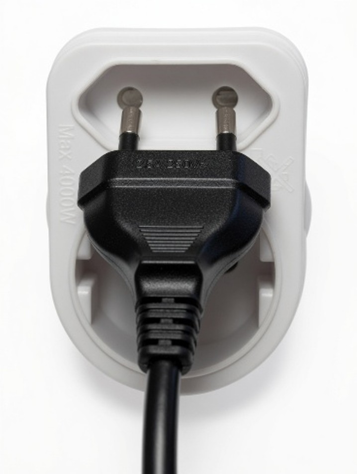 Correct plug and adapter configuration